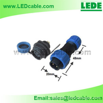 Mini Waterproof Panel Mount Cable connector